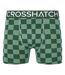 Boxers Bresler Homme Vert Crosshatch-3