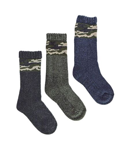 3 Pack Mens Thick Warm Merino Wool Socks