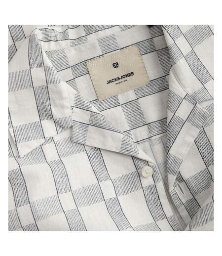 Chemise blanc/marine homme jack & jones kevin - l