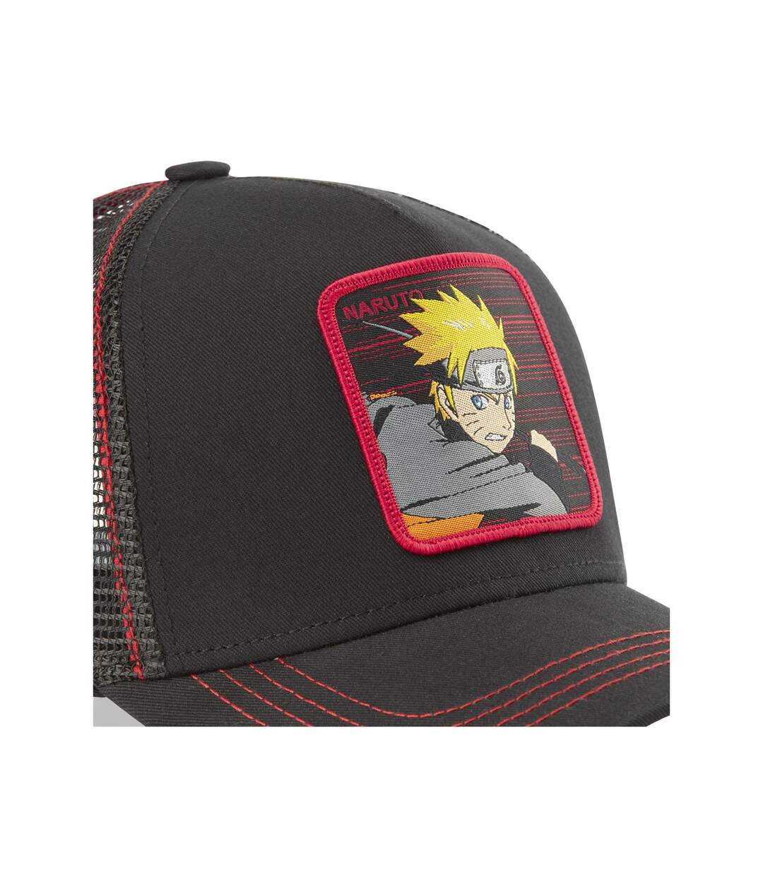 Casquette Capslab Naruto Noir Bordure Rouge Capslab-3