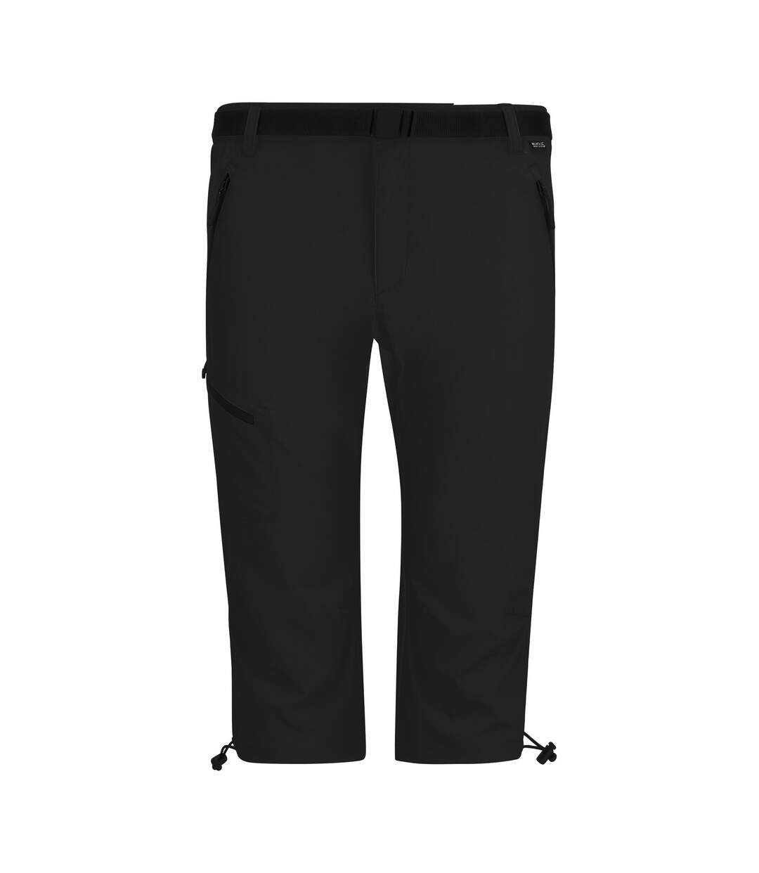 Pantacourt À Taille Semi-élastiquée Et Ceinture Amovible Xert Homme Noir Regatta-2
