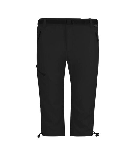 Pantacourt À Taille Semi-élastiquée Et Ceinture Amovible Xert Homme Noir Regatta