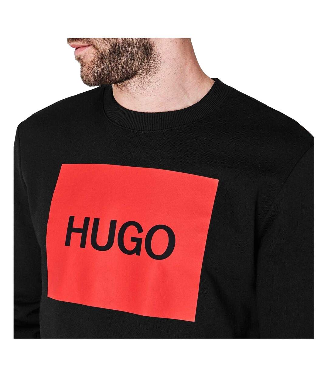 Sweat Motif/style Logo Homme Noir Hugo-4