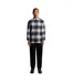 Chemise Manches Longues En Flanelle Motif/style Motif Écossais Homme Bleu Nuit Blanc À Carreaux Lyle & Scott-1