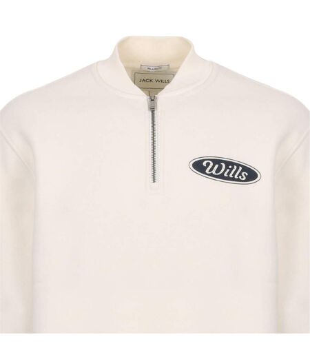Mens Americano Oversized Sweatshirt Unboxed White Jack Wills