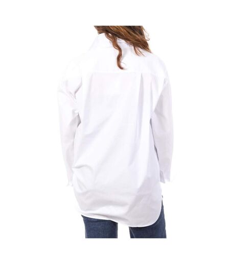 Chemises blanche femme calvin klein jeans poplin relaxed