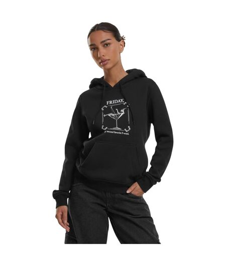 Sweat À Capuche My Second Favorite F-word Femme Noir Mister Tee