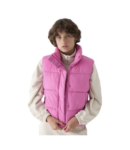 Veste Sans Manches F140 Femme Rose 4F