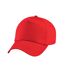 Childrens/kids original 5 panel cap bright red Beechfield-1