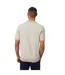 Mens Knitted Regular Short-sleeved Polo Shirt Beige Threadbare-3