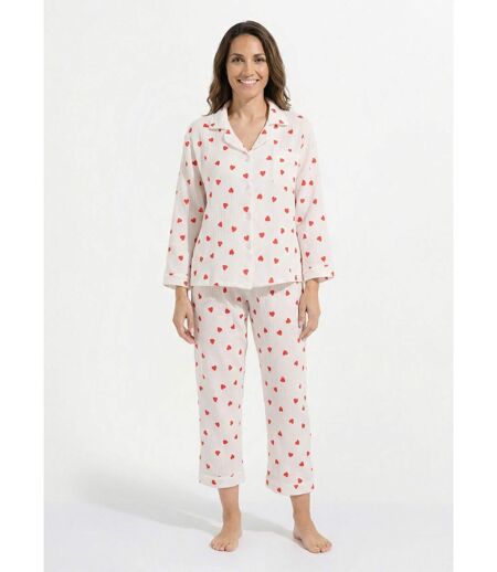 Pyjama 2 pièces gaze de coton et c¿urs