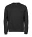 Tee Jays Mens Athletic Crew Neck Sweatshirt (Black)