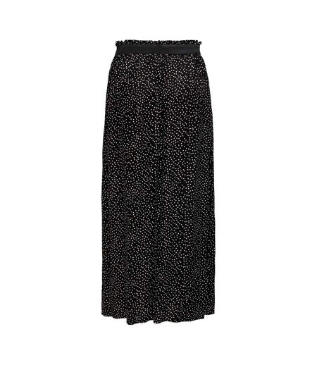 Jupe Longue Motif/style À Pois Femme Noir Only