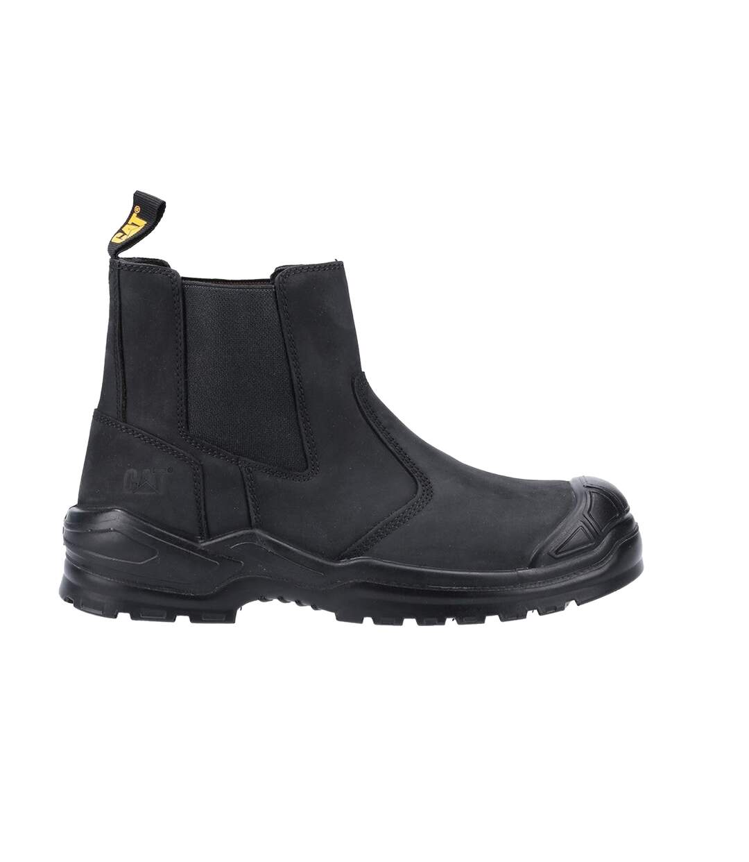 Unisex adult striver dealer leather safety boots black Caterpillar-2