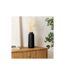 Vase en Dolomite Rily 30cm Noir-2