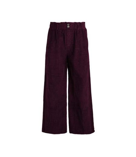 Pantalon fluide bordeaux femme teddy smith lylia