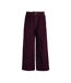 Pantalon fluide bordeaux femme teddy smith lylia-1