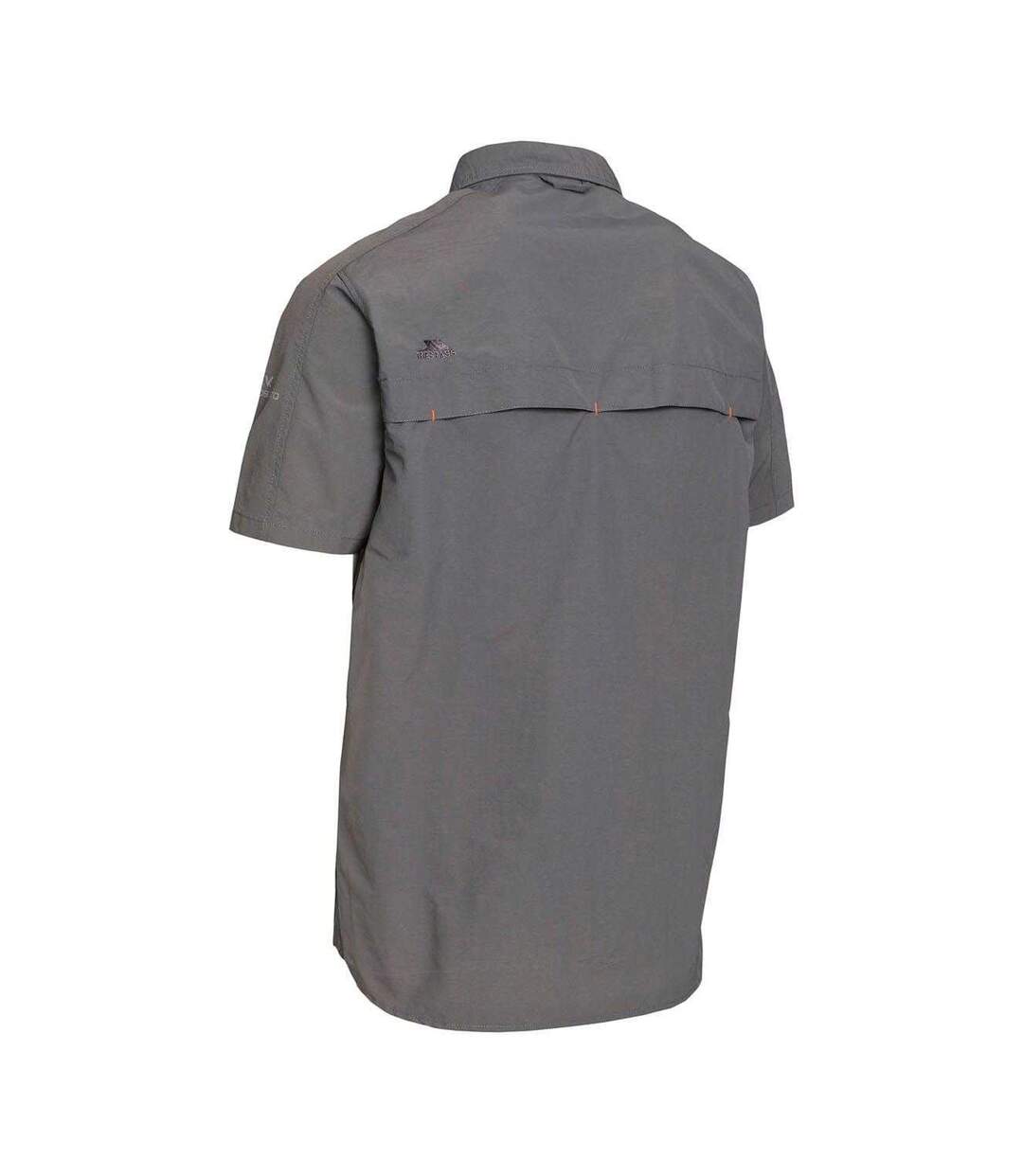 Chemise Manches Courtes Lowrel Homme Gris Trespass-2