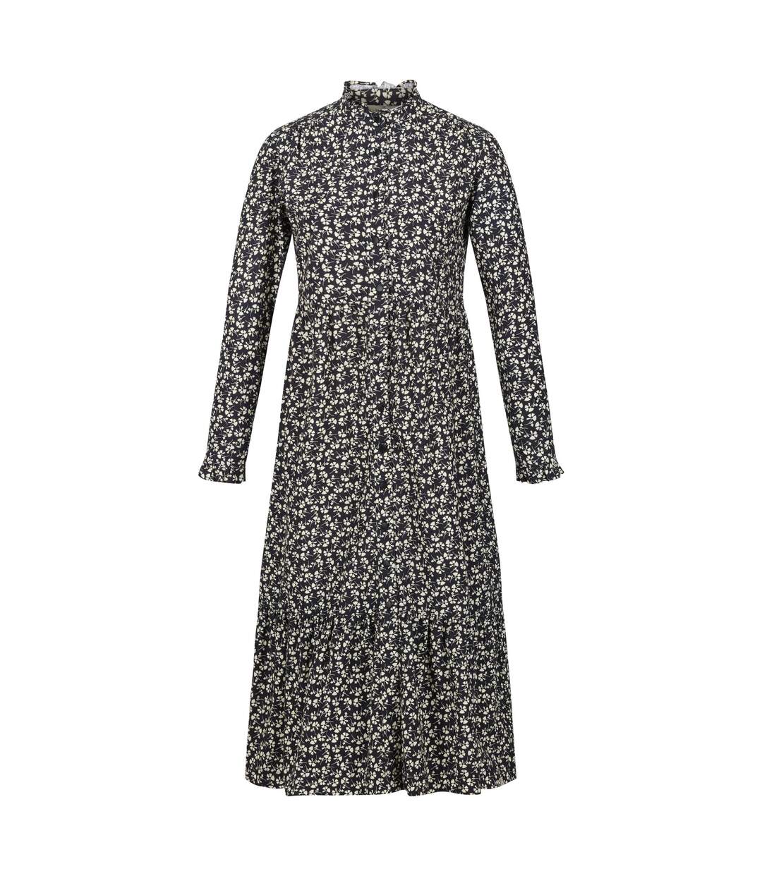 Robe mi-longue orla kiely femme noir Regatta