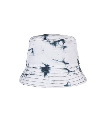 Unisex adult flexfit batik dye reversible bucket hat black/white Yupoong