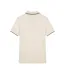 Mens Tipped Cotton Collared Polo Shirt Chalk Lyle & Scott-2