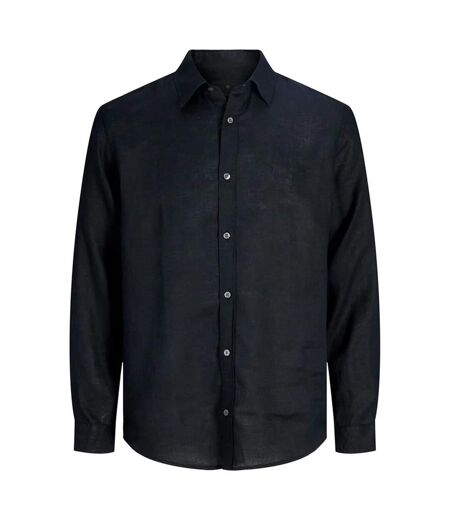 Mens Linen Shirt Black Jack And Jones