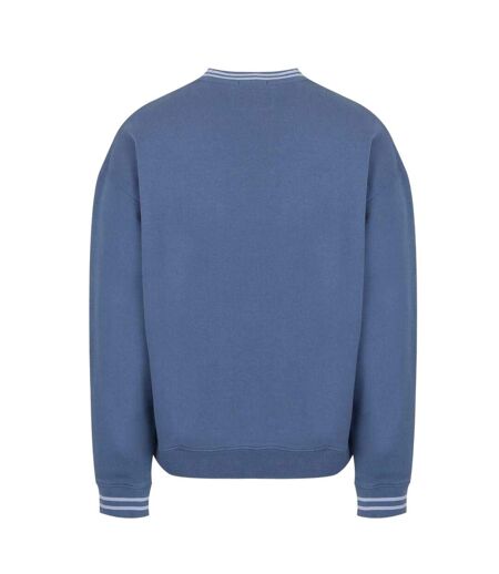Mens Graphic Print Drop Shoulder Relaxed Fit Sweatshirt Steel Blue Jack Wills
