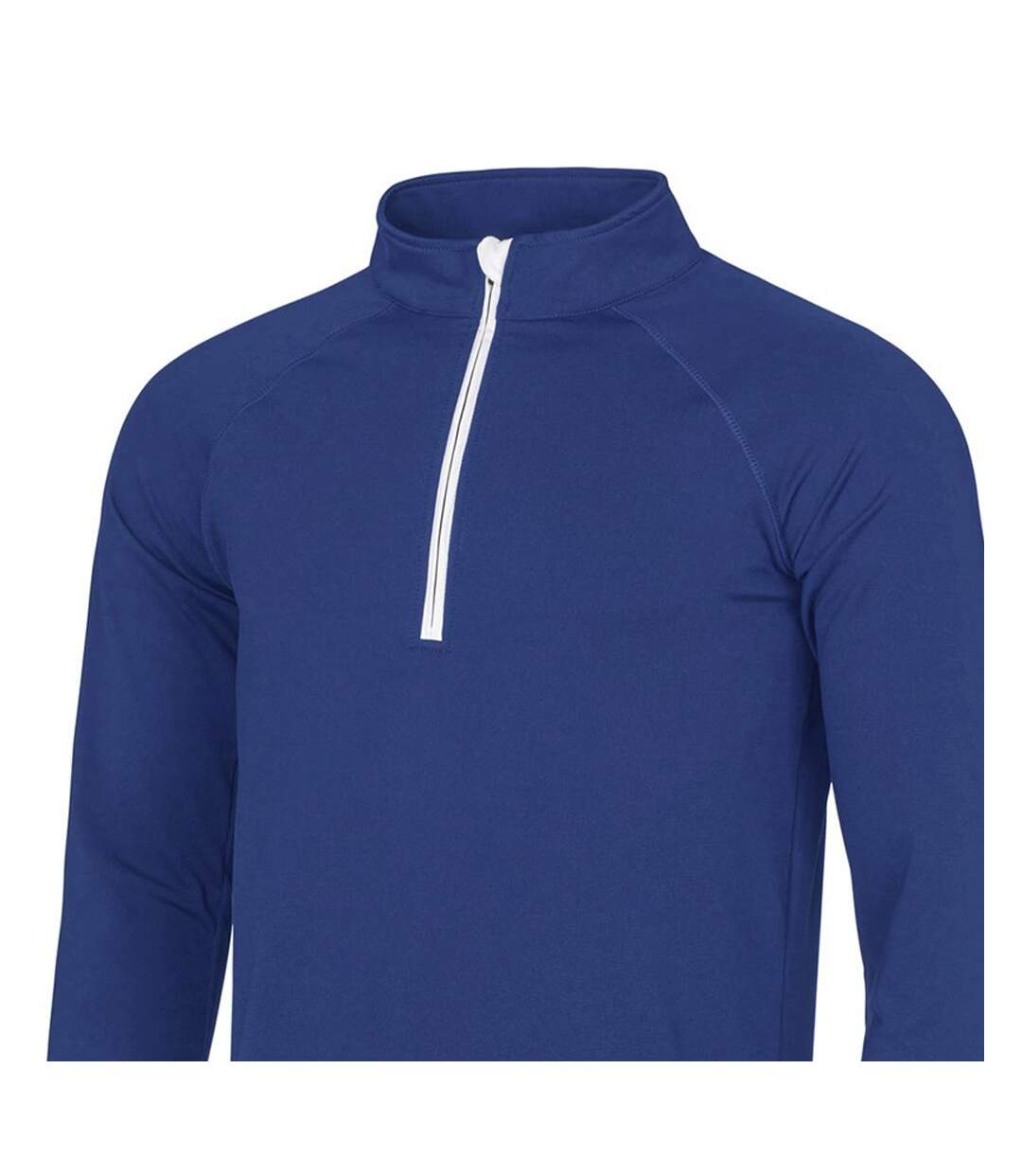 Sweat Motif/style Uni Homme Bleu Roi Blanc Just Cool-2