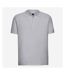 Russell Mens Ultimate Cotton Pique Polo Shirt (White)