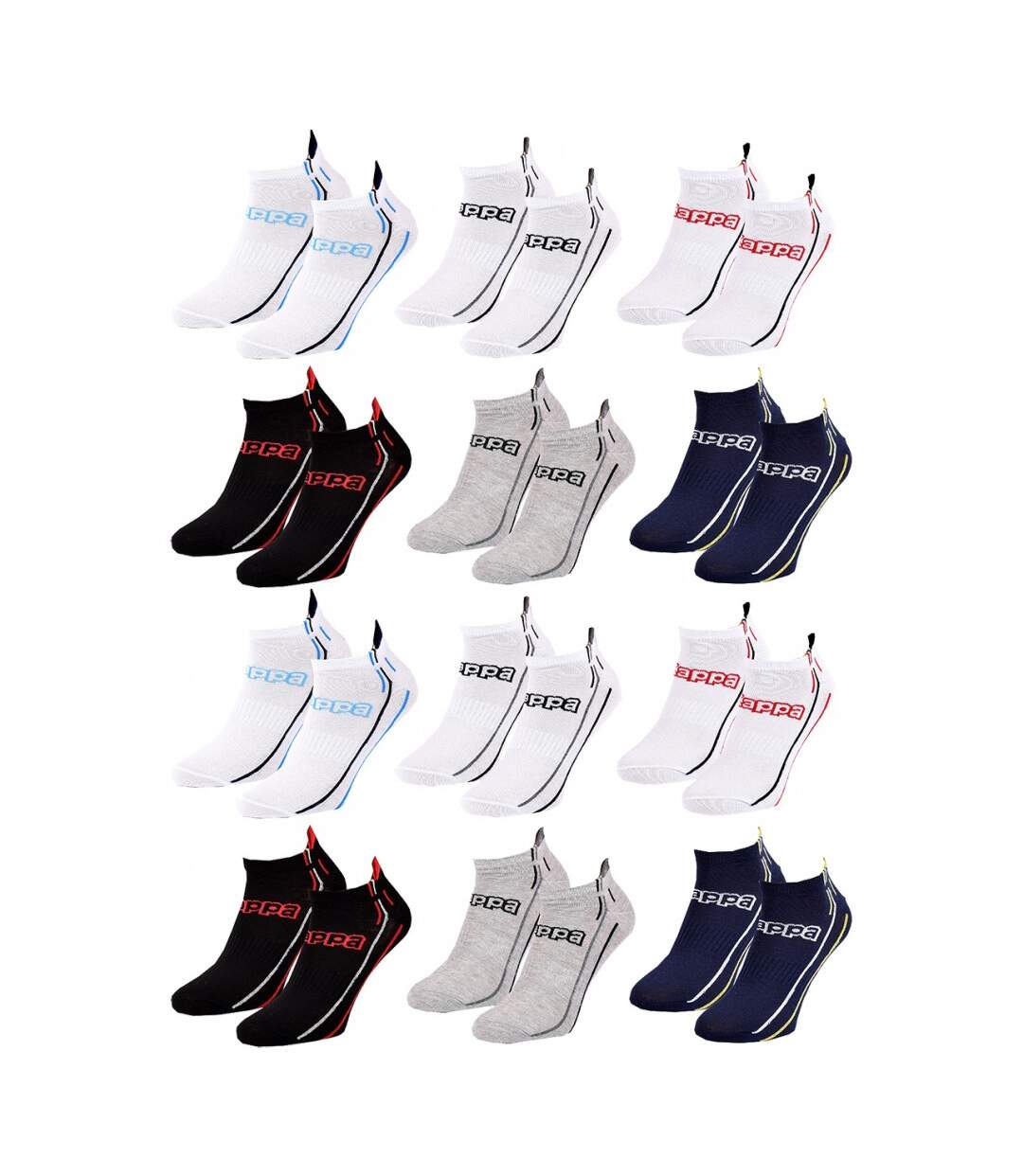 Chaussettes Homme SNEAKER KAPPA - Pack de 12-2