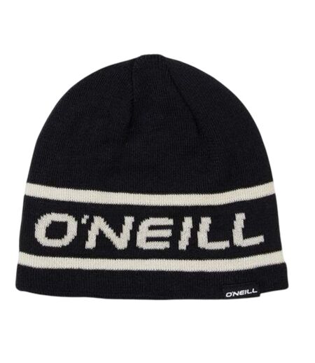 Childrens/kids Logo Knitted Beanie Black White O´Neill