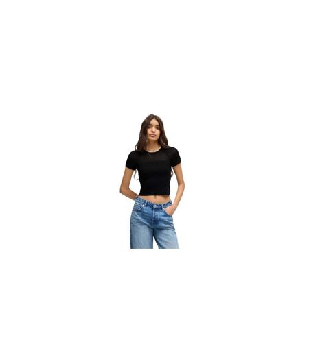 T-shirt Manches Raglan Slevetta Femme Noir Hugo