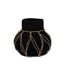 Pot Décoratif Herbes Marines 21cm Noir-1