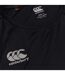 Womens/ladies Super Light Short-sleeved T-shirt Black Gunmetal Grey Canterbury-3