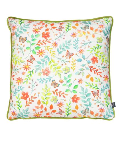 Furn Secret Garden Floral Throw Pillow Cover (Jungle) (One Size)