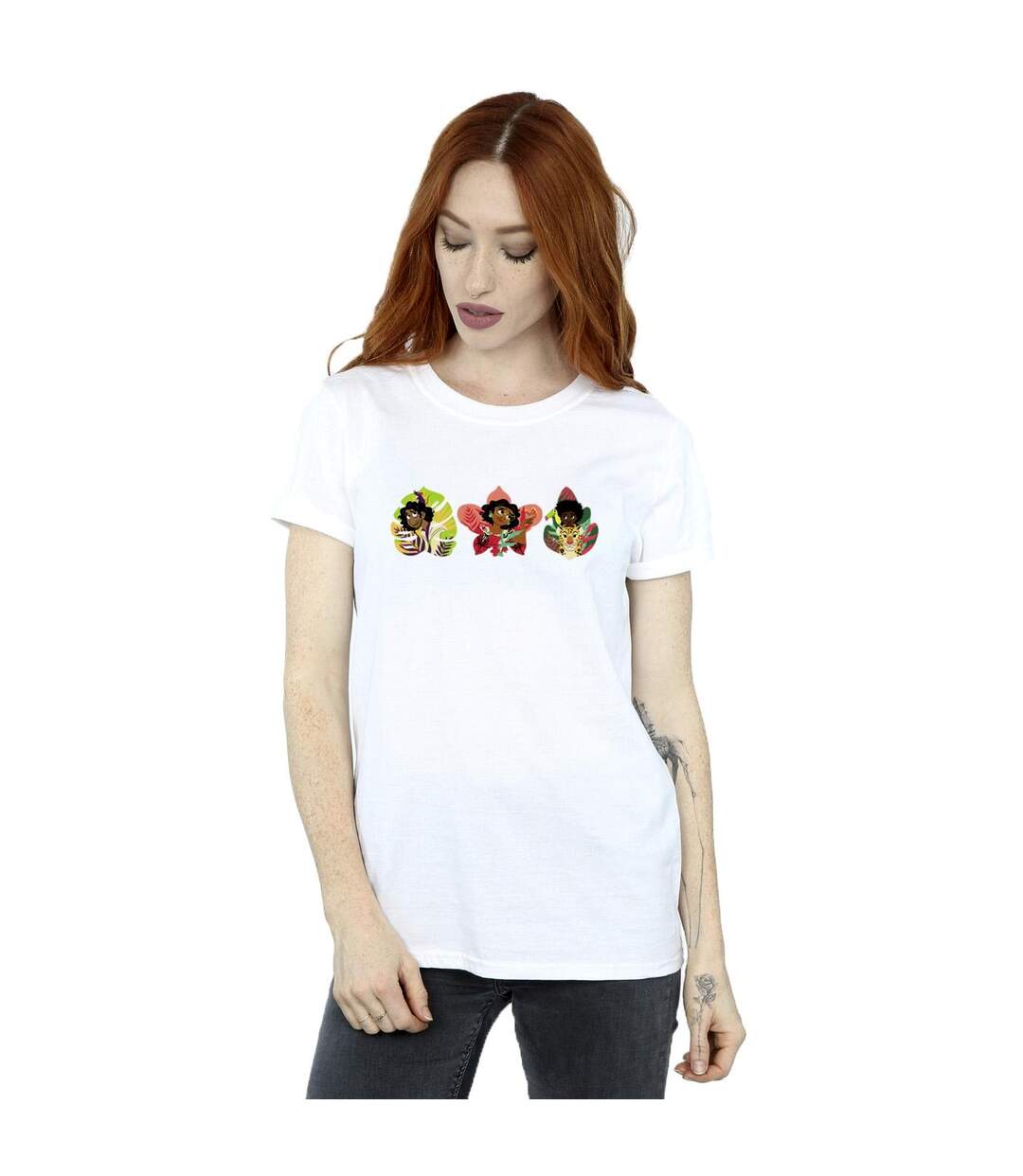 Disney - T-shirt ENCANTO FAMILY LINE - Femme (Blanc) - UTBI22485-2