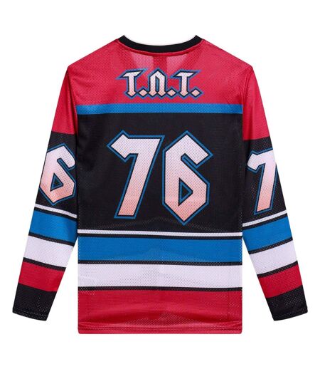 Unisex Adult Acdc Hockey Jersey Black Amplified