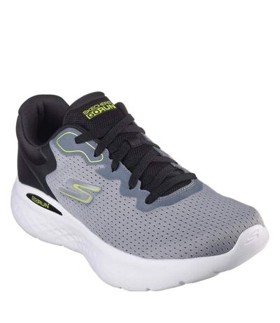 Skechers Mens Go Run Lite - Anchorage Sneakers (Gray/Black) - UTFS10512