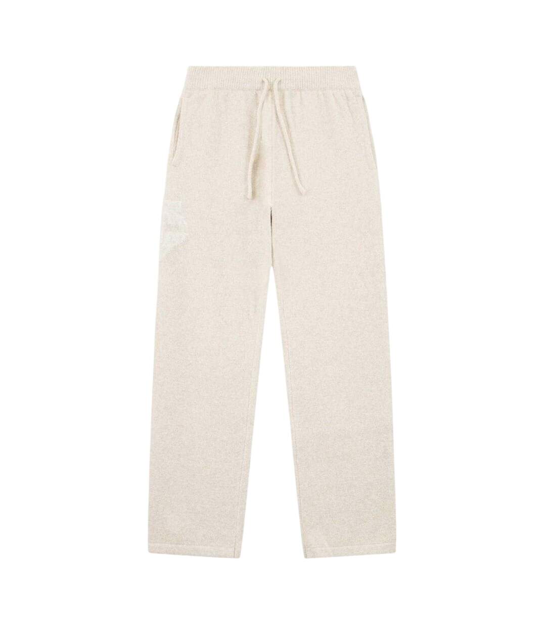 Pantalon De Jogging Femme Beige Couture-2
