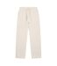Pantalon De Jogging Femme Beige Couture-2