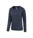 Womens/ladies Endurance Long-sleeved Top Navy Mountain Warehouse-3