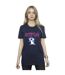 Disney Womens/Ladies Lilo And Stitch Graffiti Cotton Boyfriend T-Shirt (Bleu marine) - UTBI29878-1
