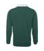 Front Row Mens Premium Long Sleeve Rugby Shirt/Top (Bottle)