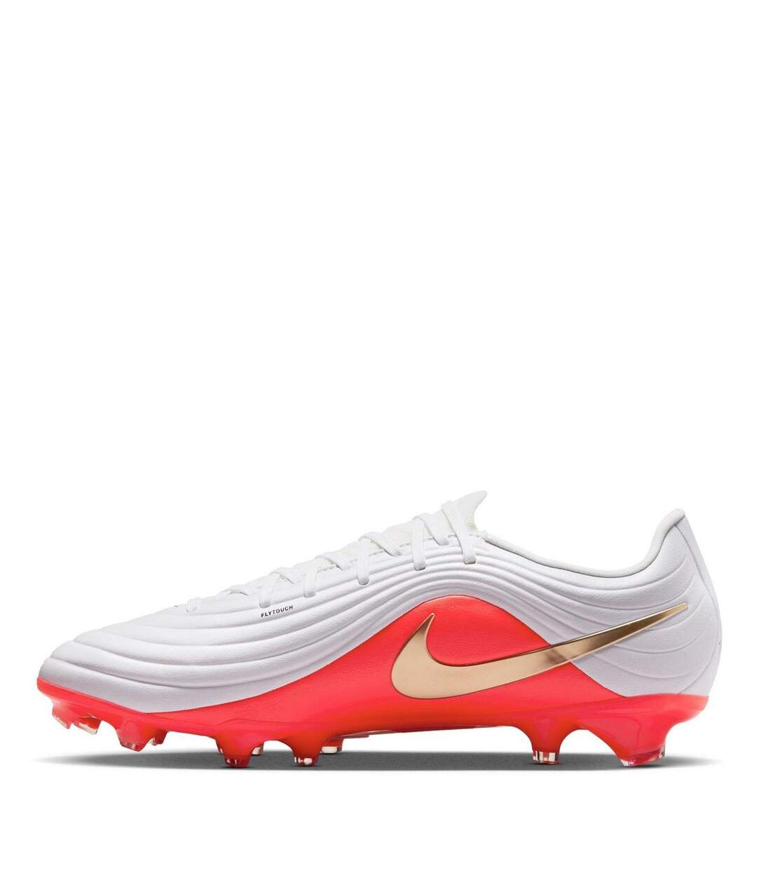 Mens Tiempo Academy Firm Ground Football Boots White Red Nike-2
