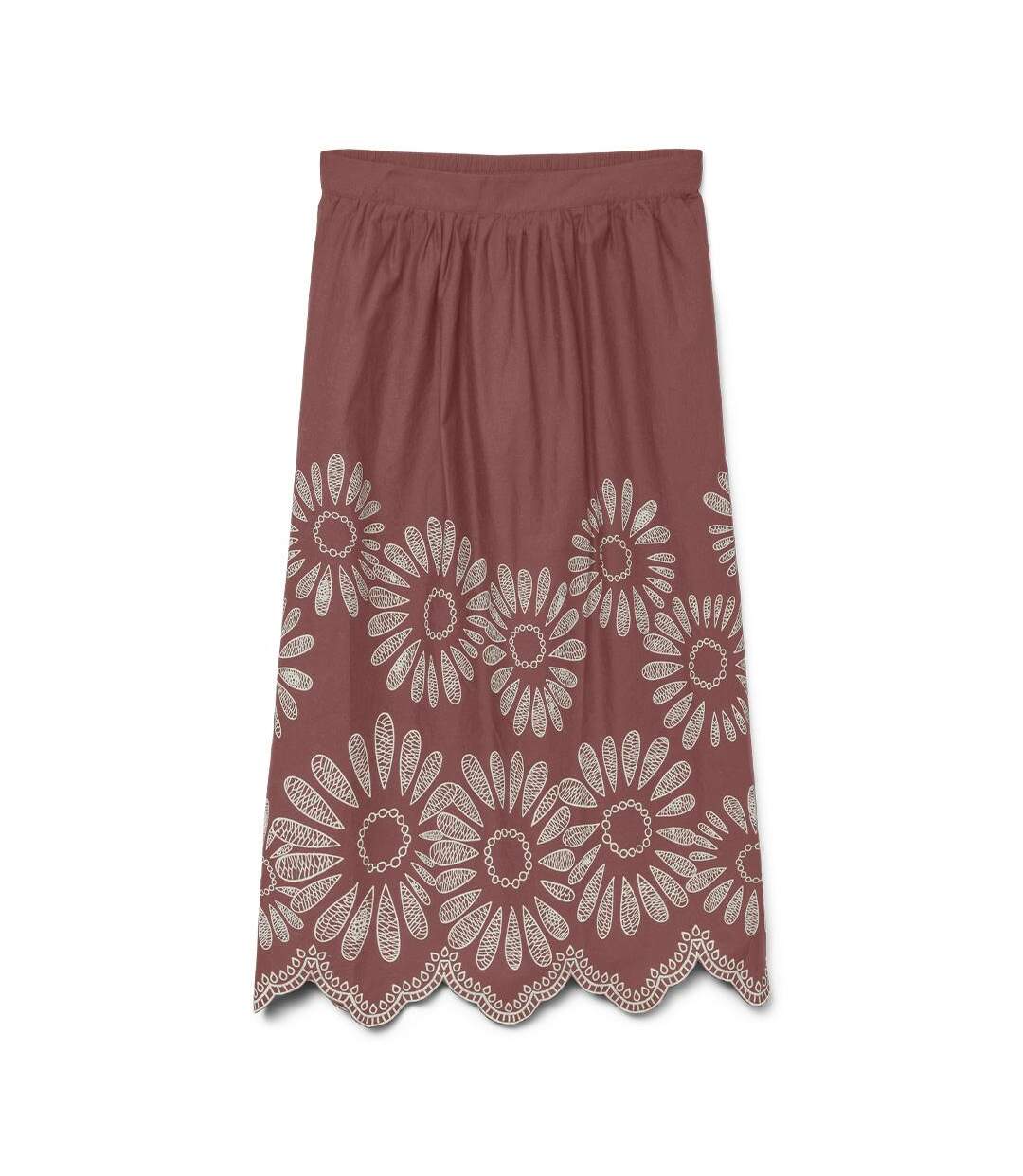 Jupe rouge femme vero moda blakely-1