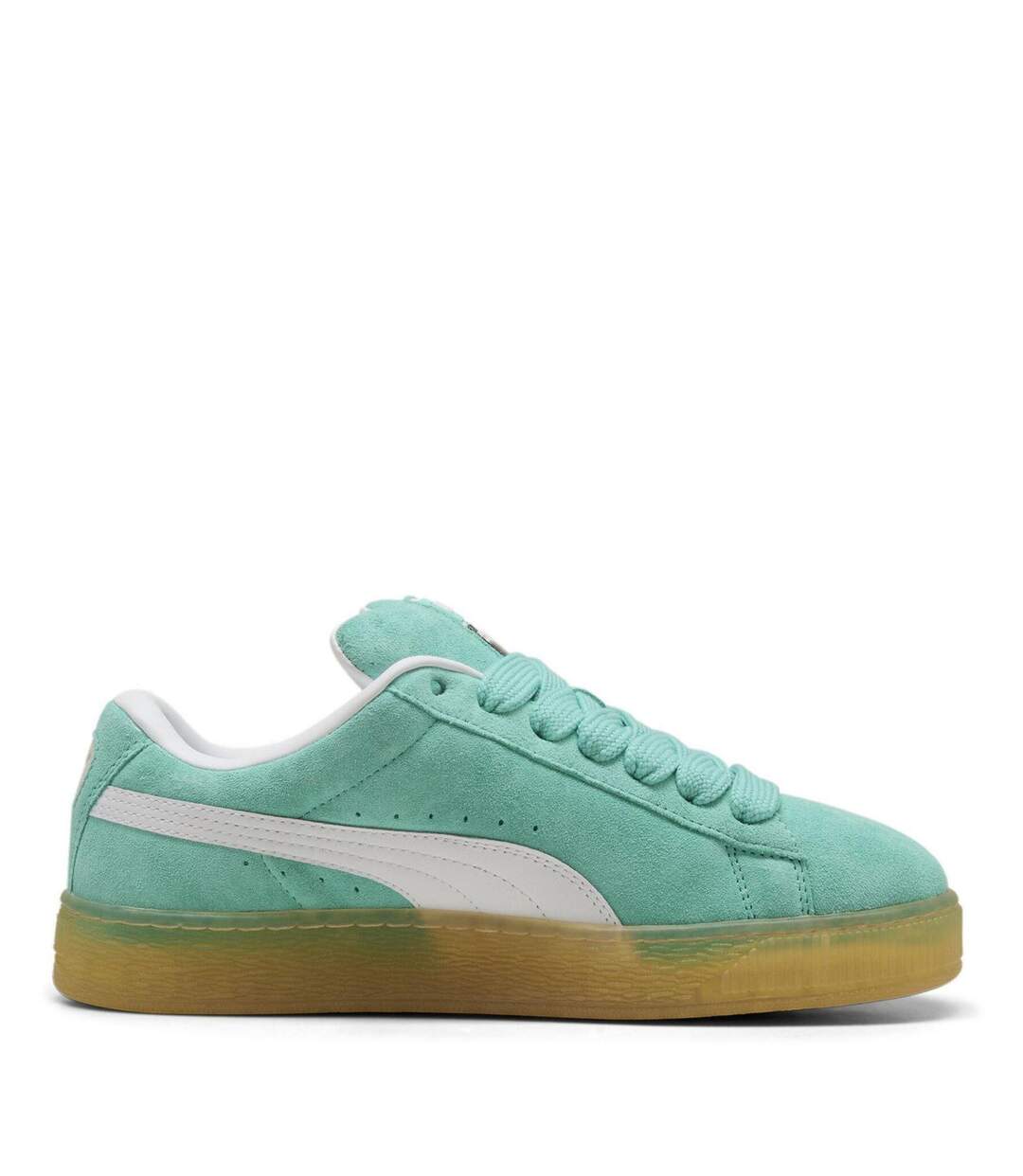 Mens Xl Suede Trainers Aqua White Puma-4