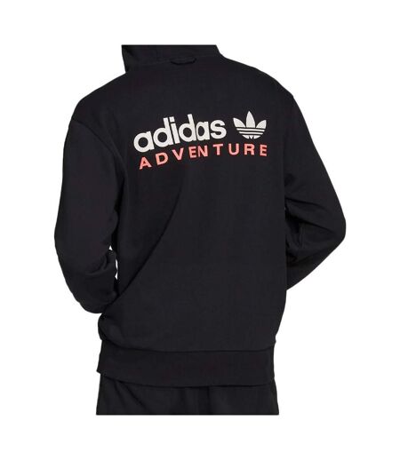 Sweat Noir Homme Adidas Hoody - S