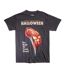 T-shirt Motif/style Poster Du Film Adulte Noir Charbon Halloween-1