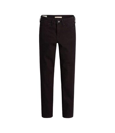 Womens/ladies 712 Pocket Welted Slim Jeans Black Levis