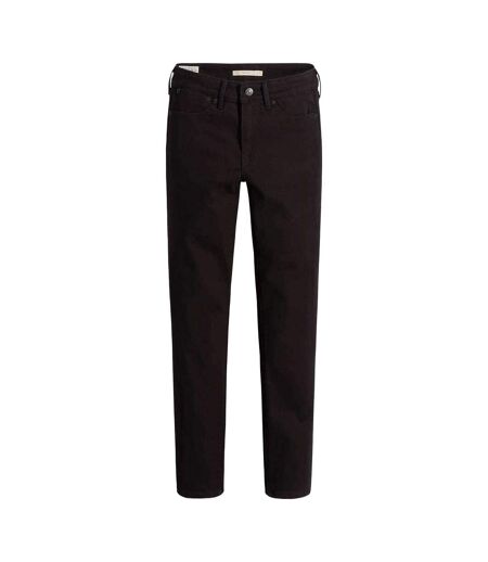 Womens/ladies 712 Pocket Welted Slim Jeans Black Levis